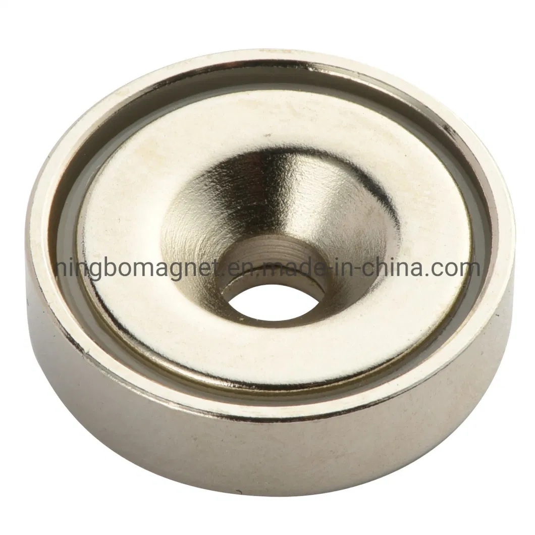 Neodymium Magnetic Hook Pot NdFeB Magnet with Counter Bore Type a