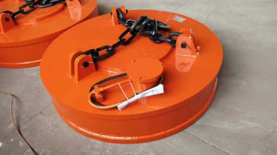 Industrial Circular Type Crane Lifting Electromagnet for Lifting Steel Scraps