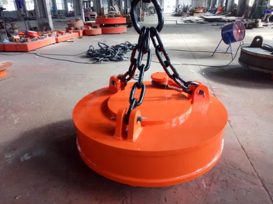 Industrial Circular Type Crane Lifting Electromagnet for Steel Scraps Lifting MW5